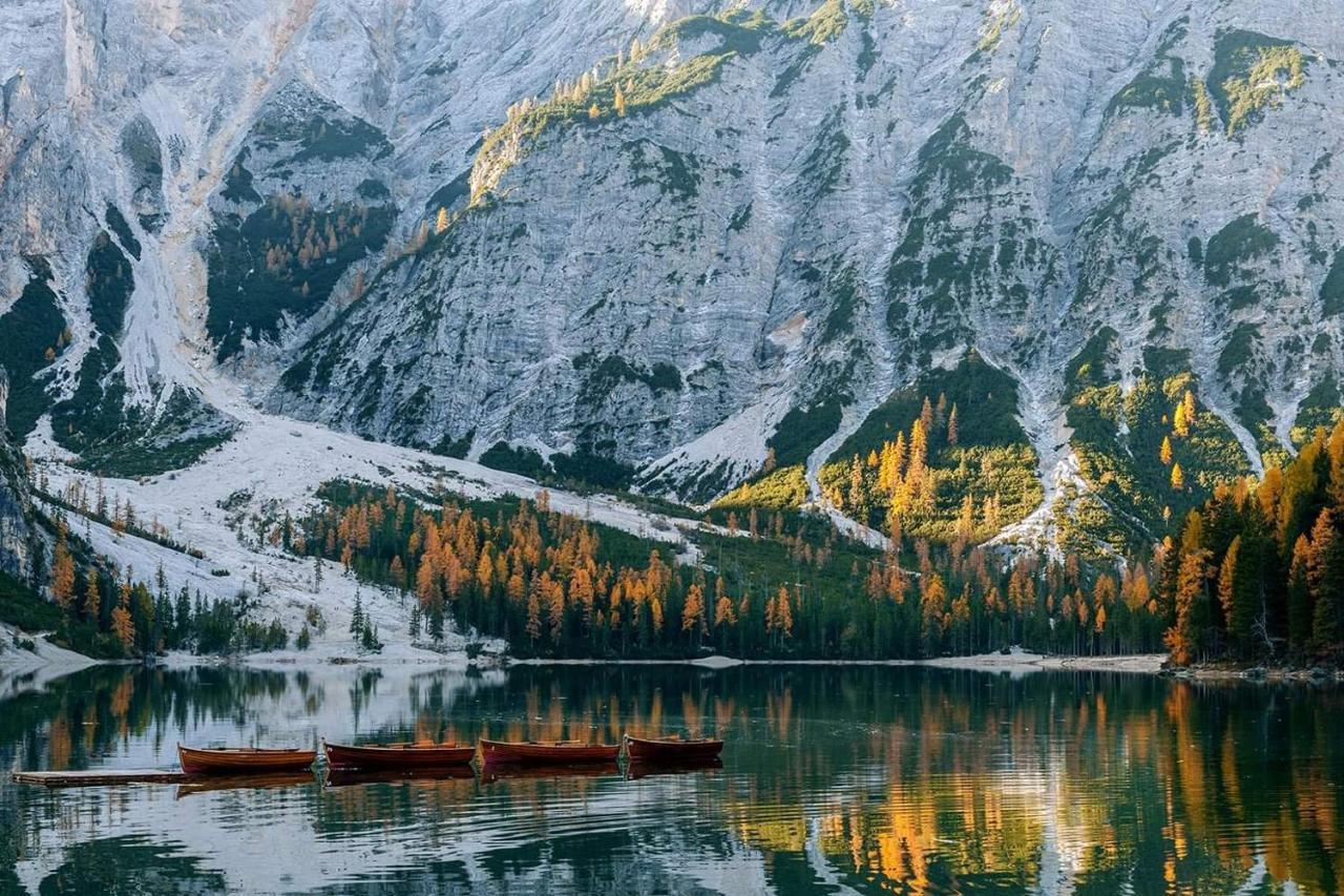 Turmchalet Braies  Bagian luar foto